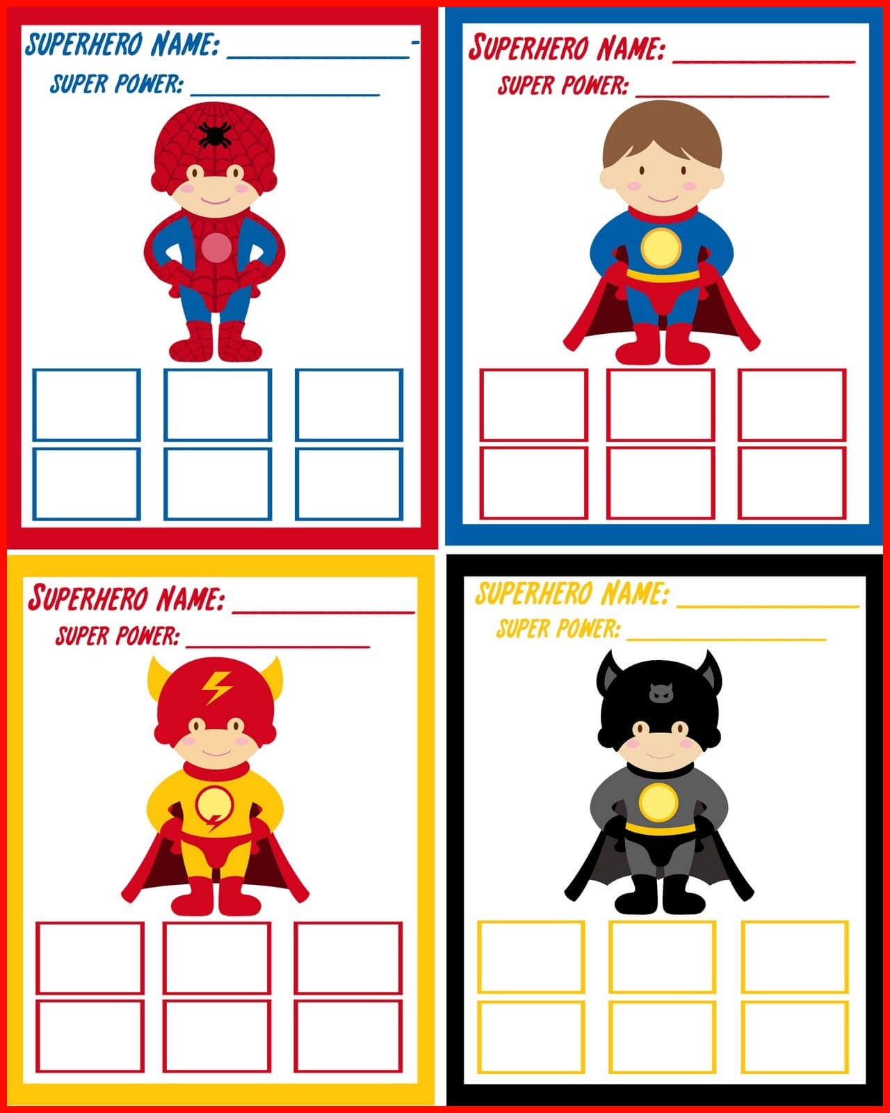 011 Superhero Birthday Invitations Templates Free Super Hero Intended For Superhero Birthday Card Template