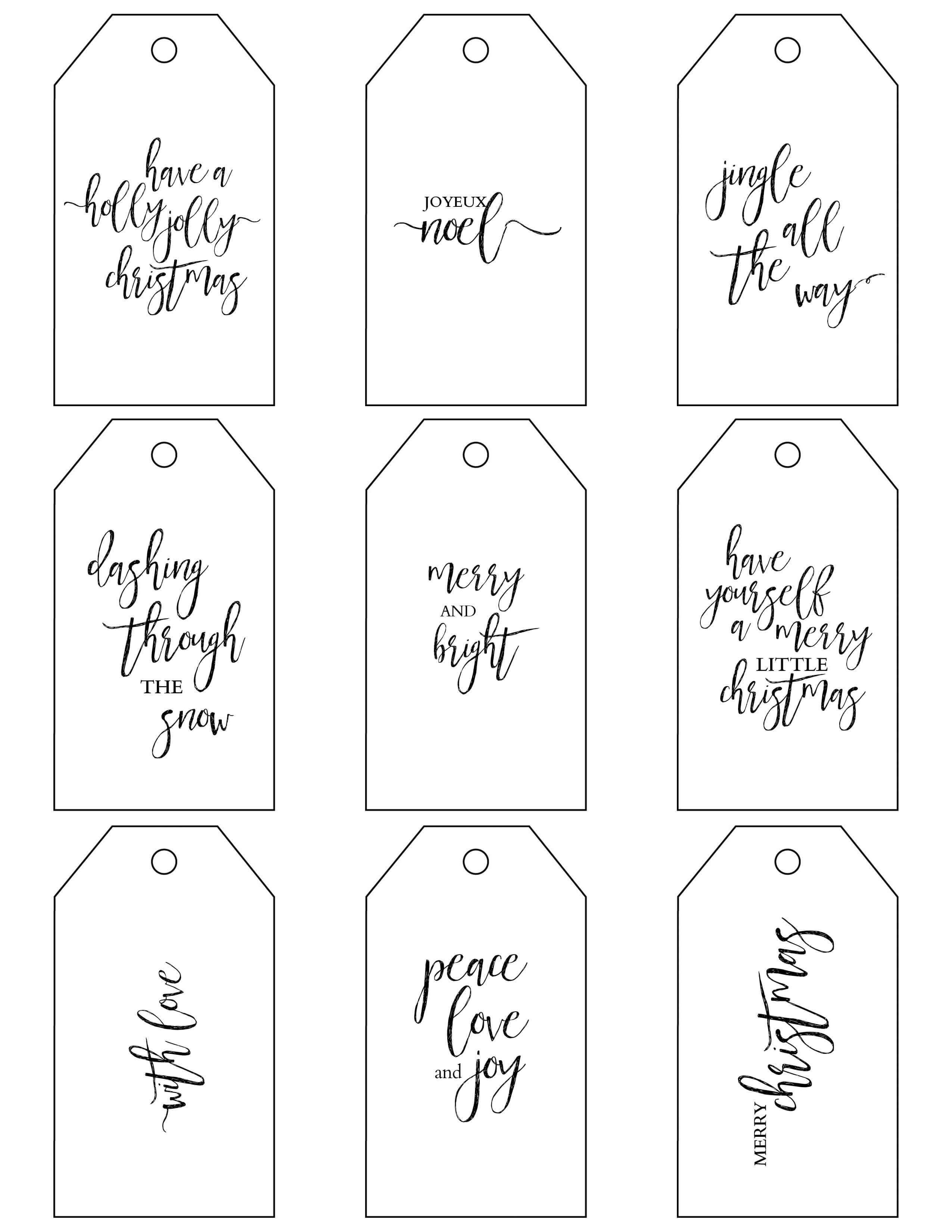 011 Template Ideas Free Gift Tag Templates Christmas Throughout Free Gift Tag Templates For Word