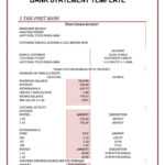 012 Credit Card Bank Account Statement Template Finance Within Credit Card Statement Template