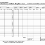 012 Daily Sales Report Template Of Then Frightening Ideas Inside Daily Sales Report Template Excel Free