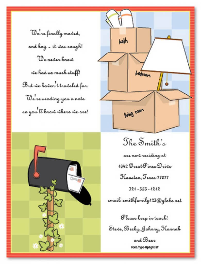 012 Free Housewarming Invitation Templates Printable Party With Moving House Cards Template Free