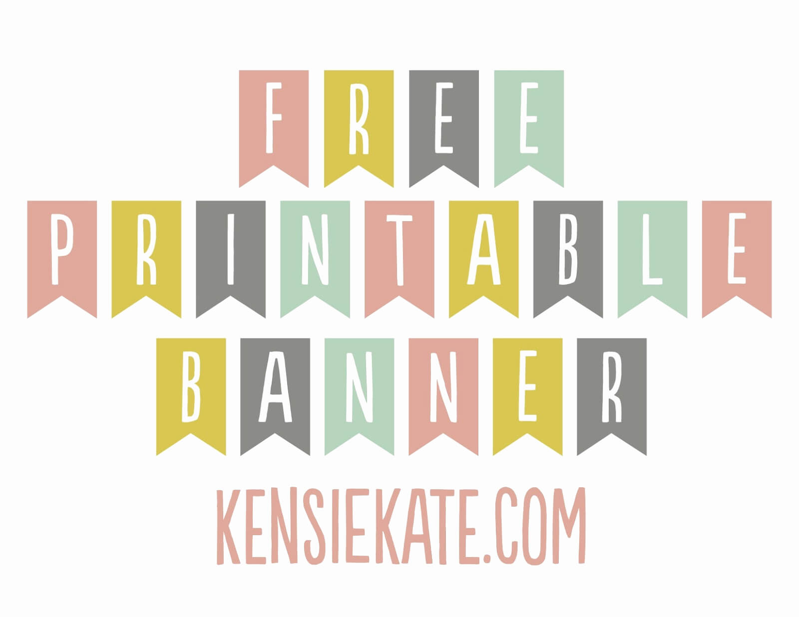 012 Free Printable Banner Template Welcome Home Of Freebie Throughout Printable Letter Templates For Banners