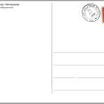 012 Free Printable Postcards Template Postcard Clipart Plain Pertaining To Microsoft Word 4X6 Postcard Template