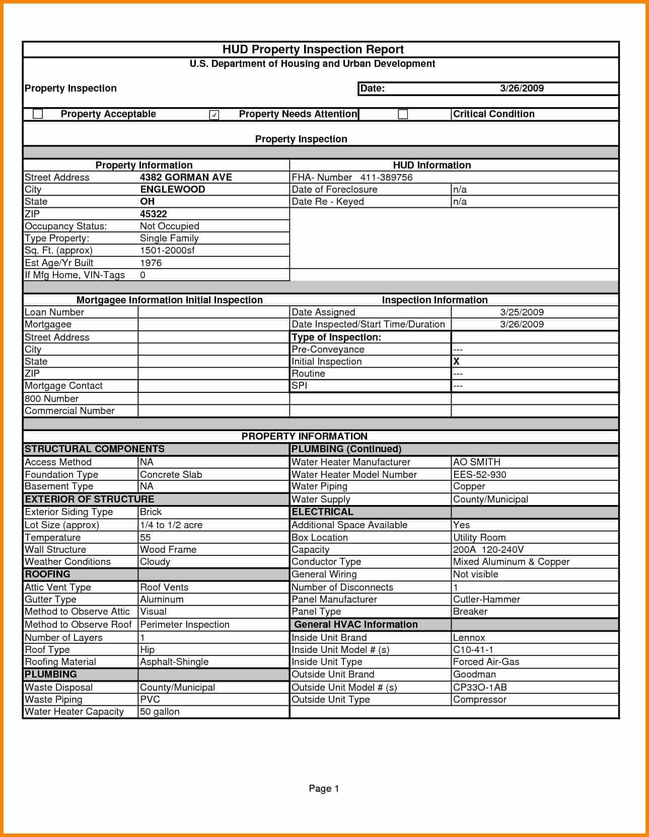 012 Home Inspection Report Template Free Then Awesome Within Home Inspection Report Template