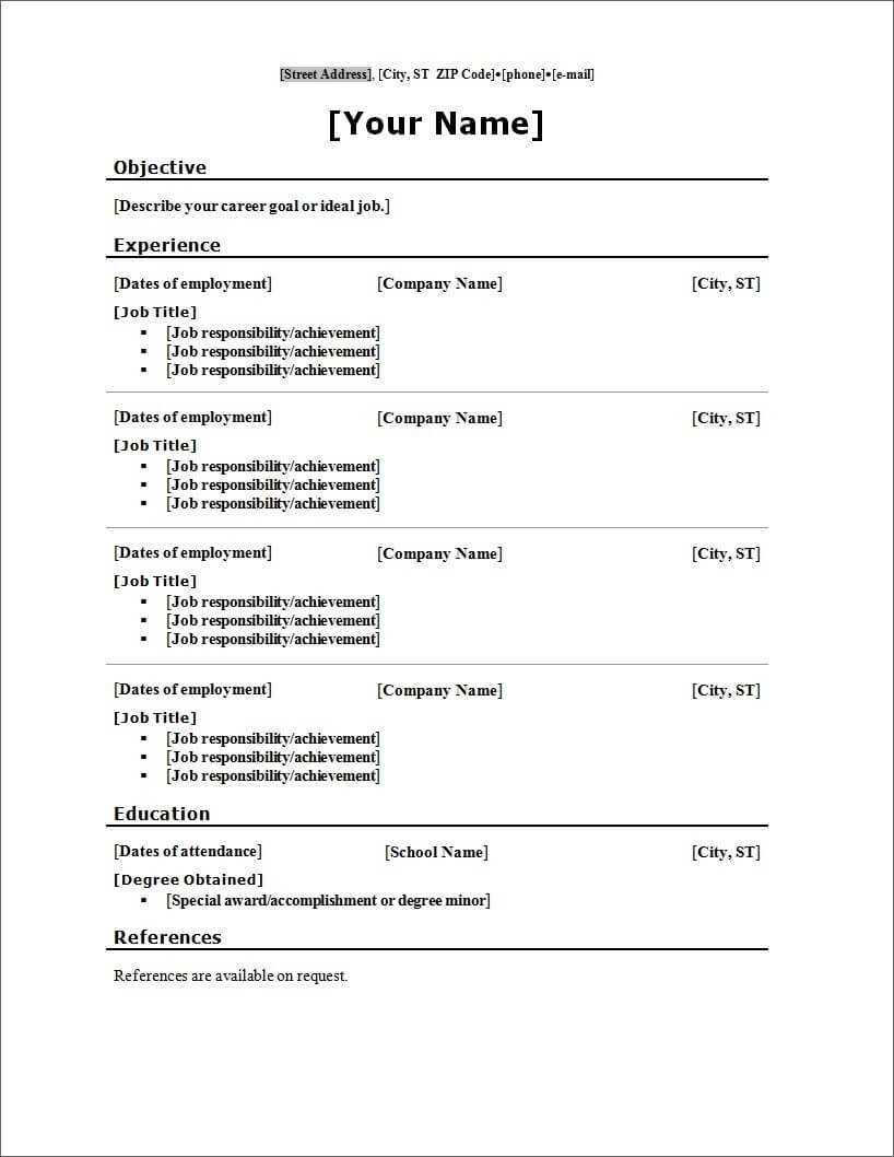 012 Template Ideas How To Open Resume Microsoft Word With Free Printable Resume Templates Microsoft Word
