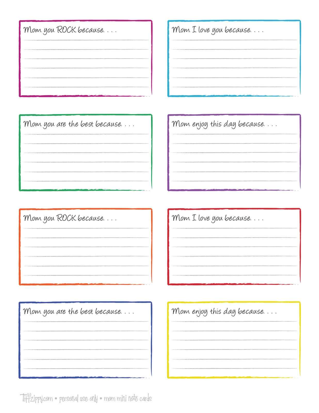 013 Examples Of Notecards For Research Paper Placement 3X5 Regarding 3 X 5 Index Card Template