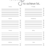 013 Free Printable Blank Checklist Template Image To Do List Within Blank Checklist Template Pdf