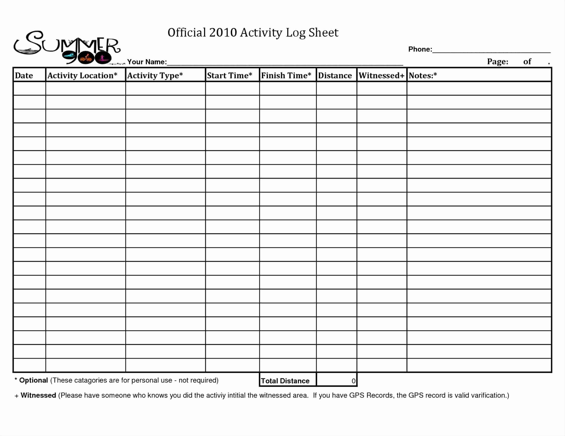 013 Printable Mileage Log For Taxes With Form Plus With Mileage Report Template