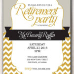 013 Retirement Party Invitation Template Free Templates Inside Retirement Card Template