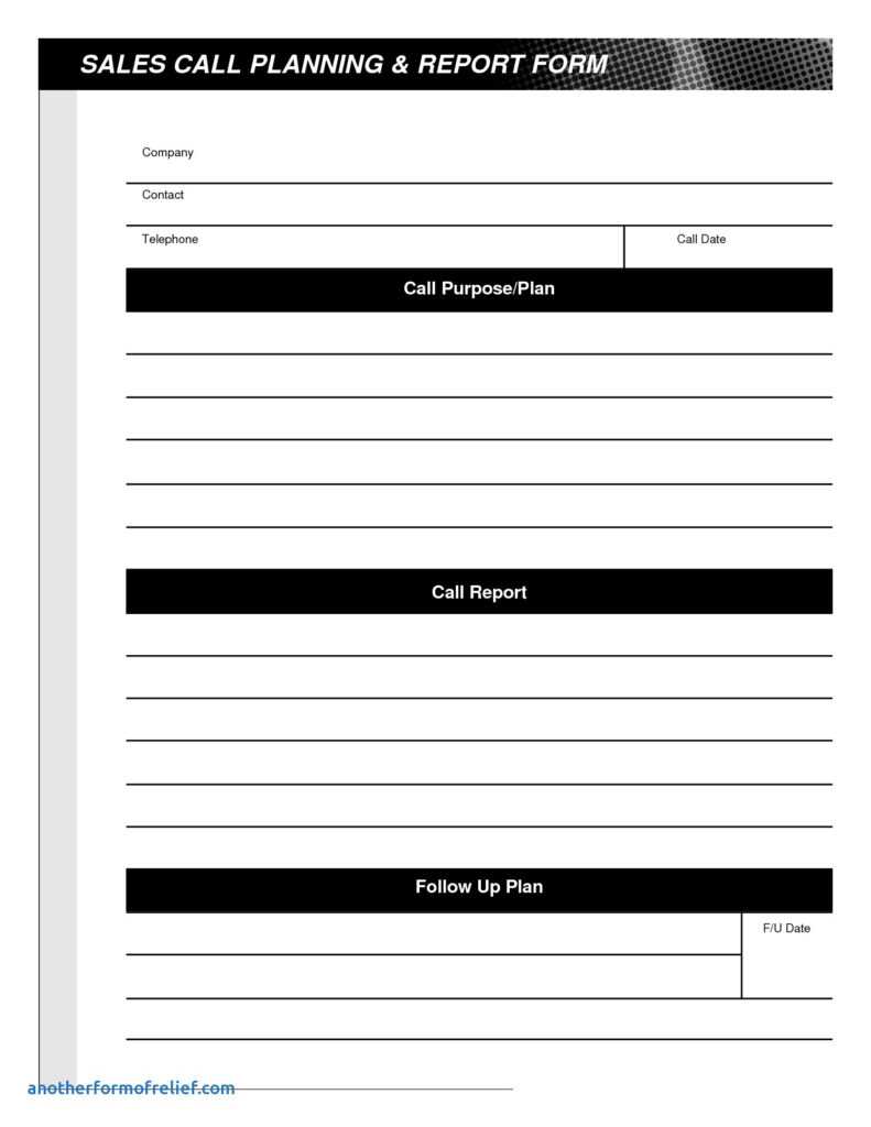 Wrap Up Report Template