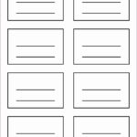 013 Template Ideas Undergraduate 4X6 Index Card Word For With 4X6 Note Card Template Word