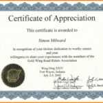 014 Certificate Of Appreciation Sample Wording Reference Within Army Certificate Of Appreciation Template