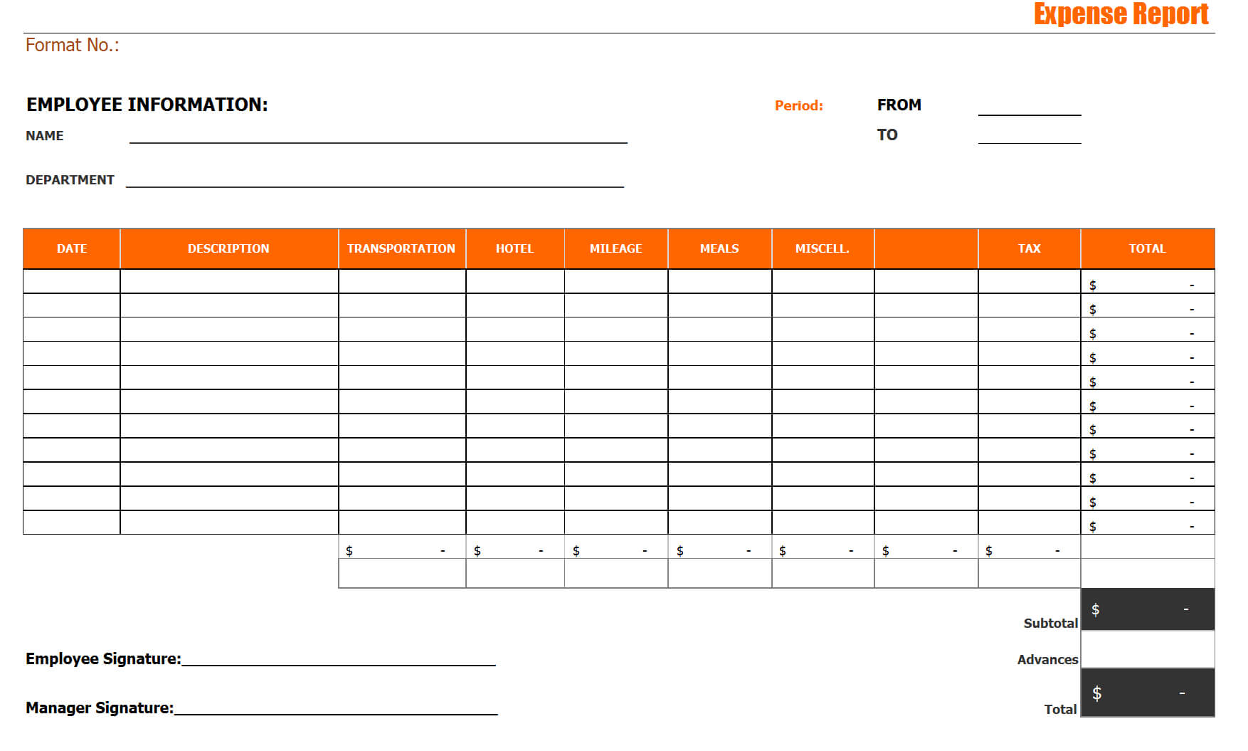 014 Free Expenses Report Template Expense Imposing Ideas Throughout Microsoft Word Expense Report Template