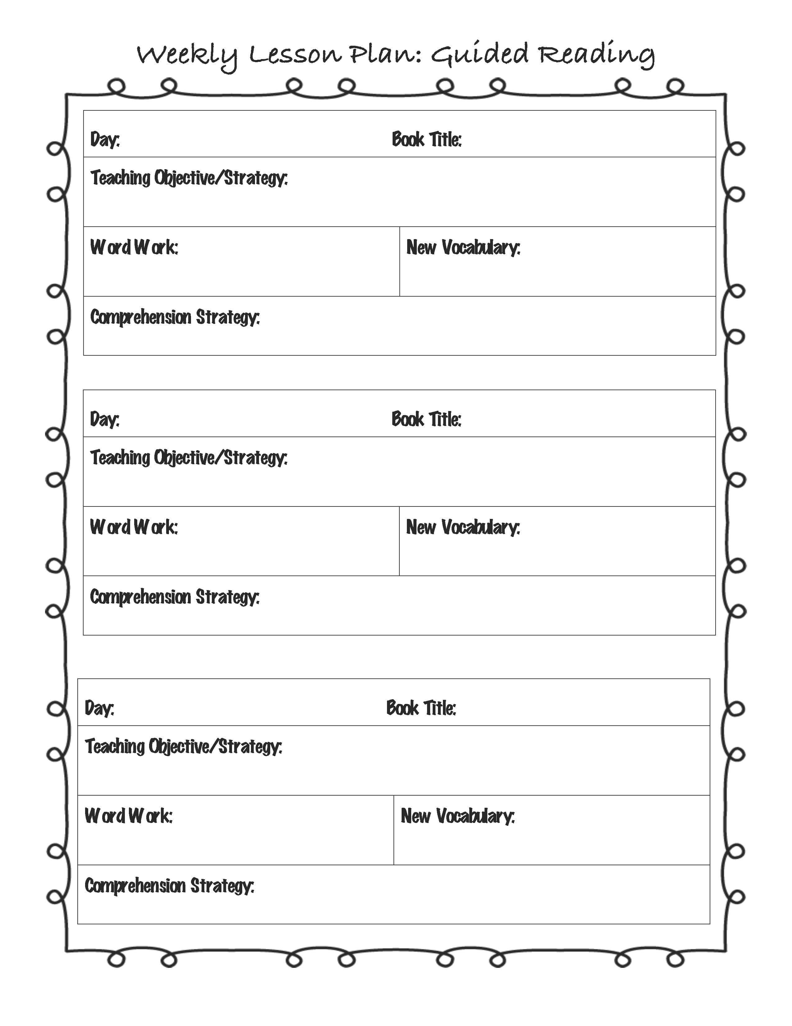 014 Preschool Weekly Report Template Awesome Daily Lesson Within Preschool Weekly Report Template