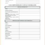 014 Template Ideas Emergency Contact Form Word Information With Regard To In Case Of Emergency Card Template