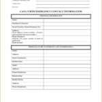 014 Template Ideas Emergency Contact Form Word Information With Regard To In Case Of Emergency Card Template