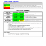 014 Template Ideas Project Progress Report 20Project Within Closure Report Template