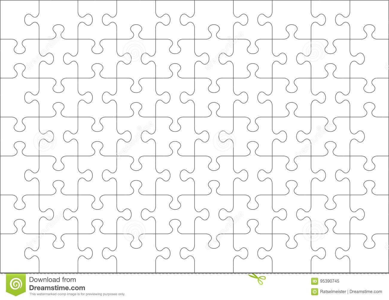 016 Jig Saw Puzzle Template Jigsaw Blank Pieces Cutting Throughout Jigsaw Puzzle Template For Word