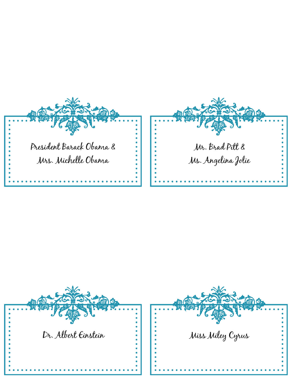 place card template free - Dicim In Table Place Card Template Free Download
