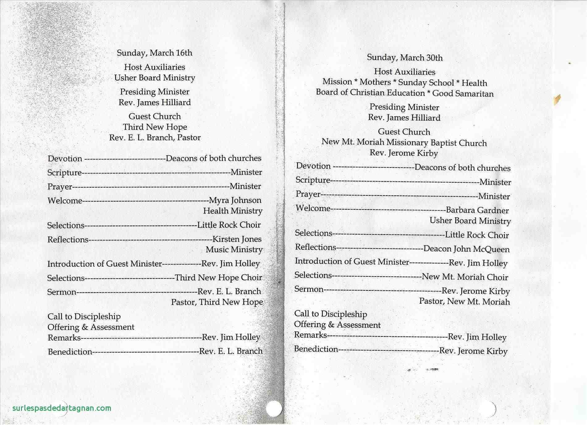 017 Church Program Template Word Anniversary Luxury Of regarding Church Program Templates Word