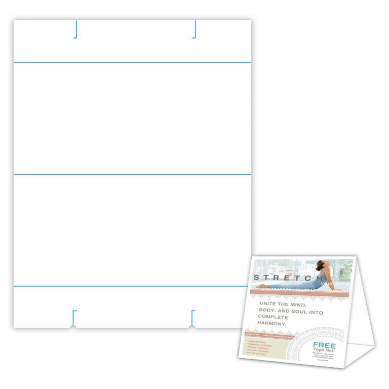 Tri Fold Tent Card Template