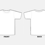 018 Blank Tshirt Template Pdf T Shirt Templates Free Intended For Blank Tshirt Template Printable
