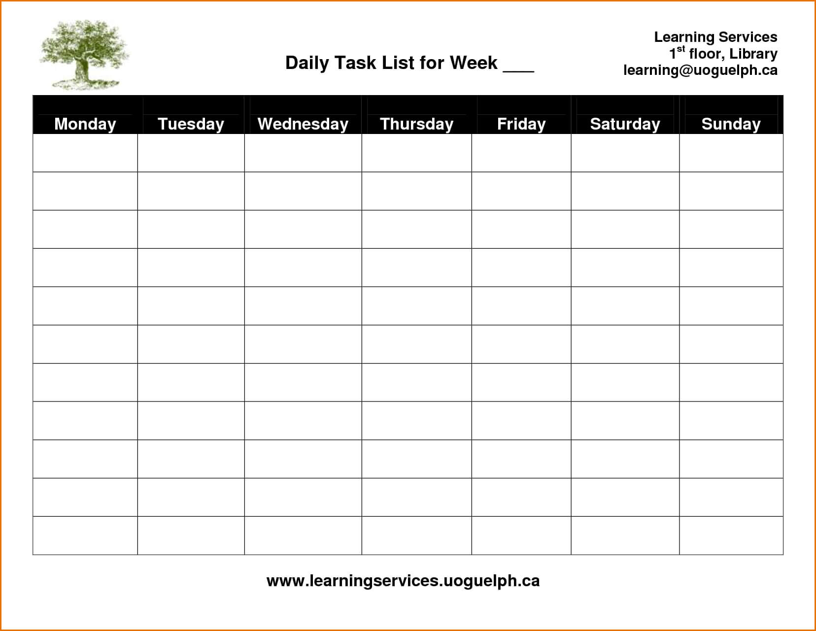 018 Daily Task List Template Todo Top Ideas To Do For Word Intended For Daily Task List Template Word