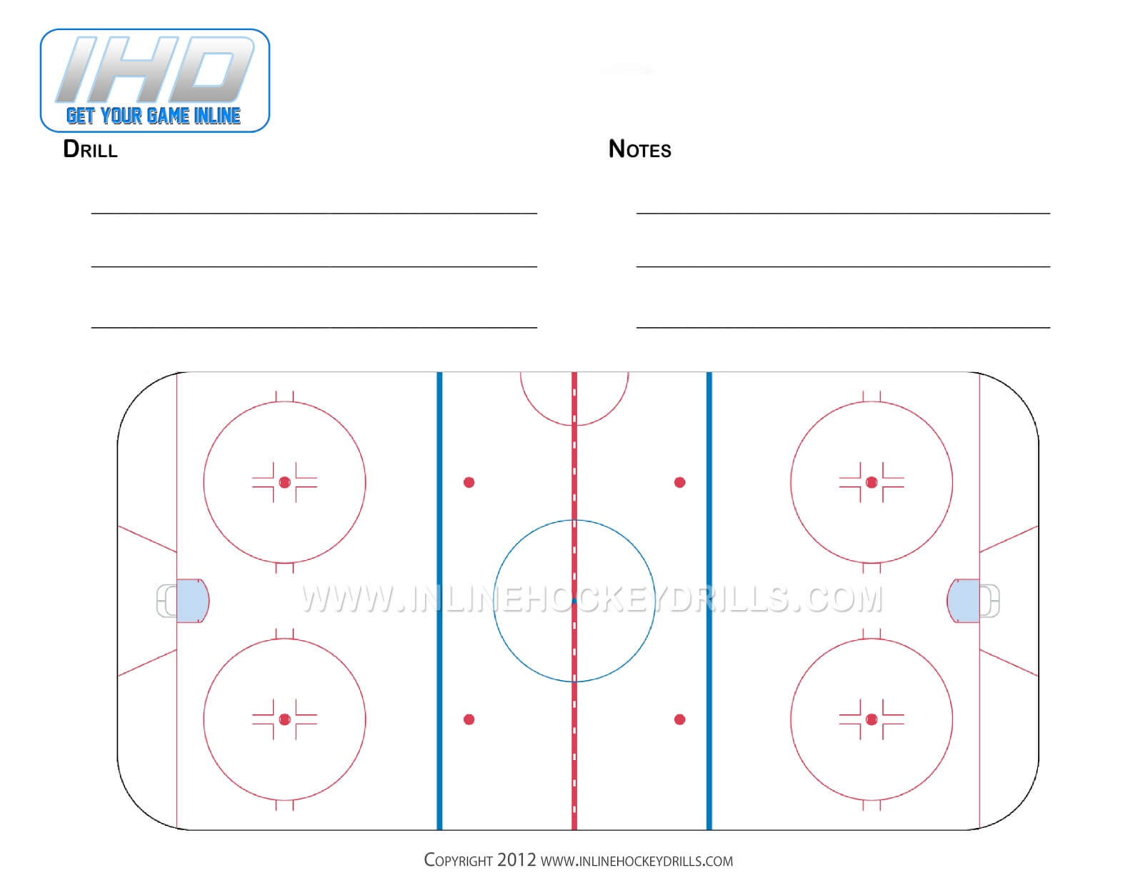018 Hockey Practice Plan Template Full Rink Blank ~ Tinypetition Regarding Blank Hockey Practice Plan Template