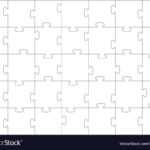 018 Jigsaw Puzzle Template Pieces Vector Jig Saw Best Ideas Pertaining To Jigsaw Puzzle Template For Word