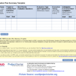 018 Plan Templates Good Pmp Document Lessons Learned Throughout Evaluation Summary Report Template