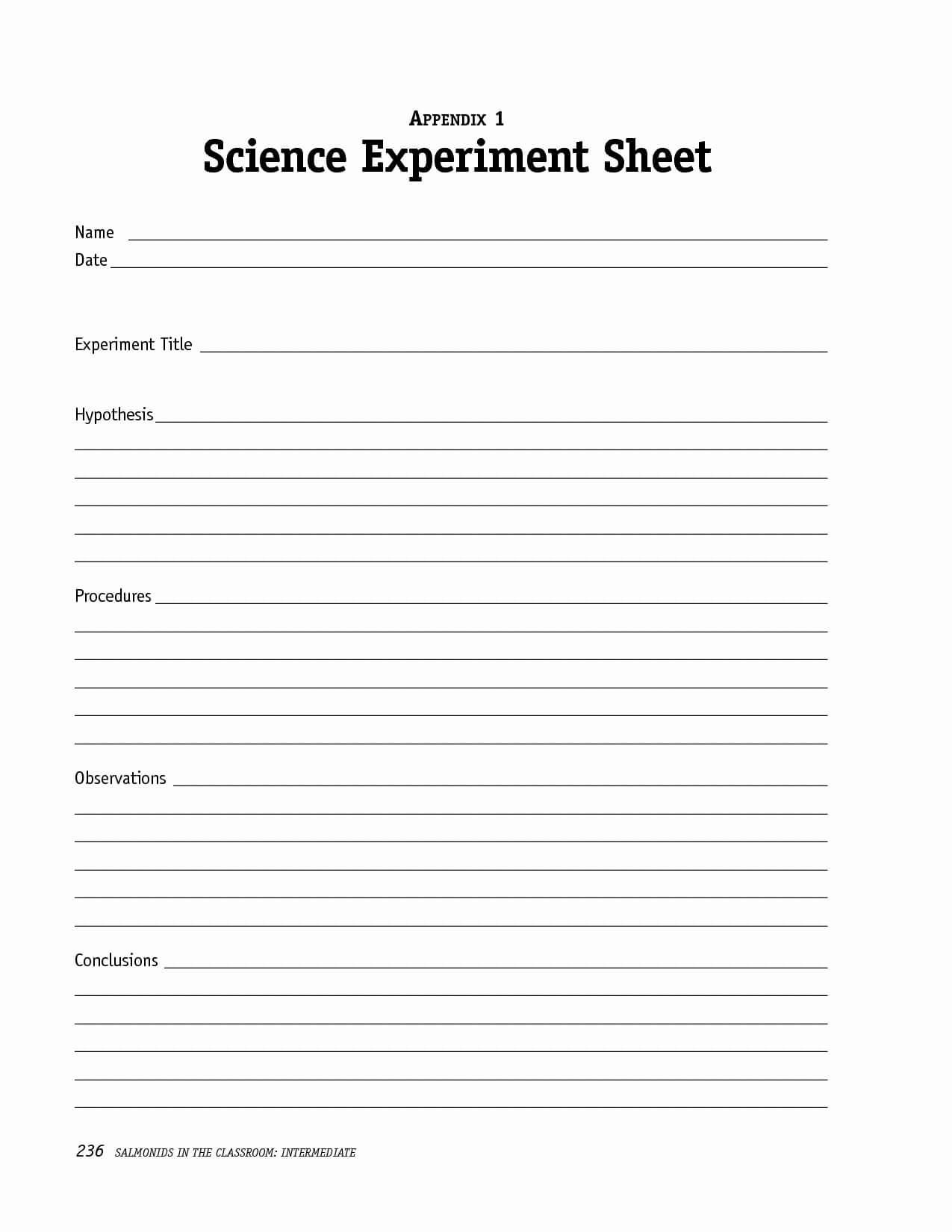 018 Science Lab Report Template Unique Fresh Formal Outline With Science Experiment Report Template