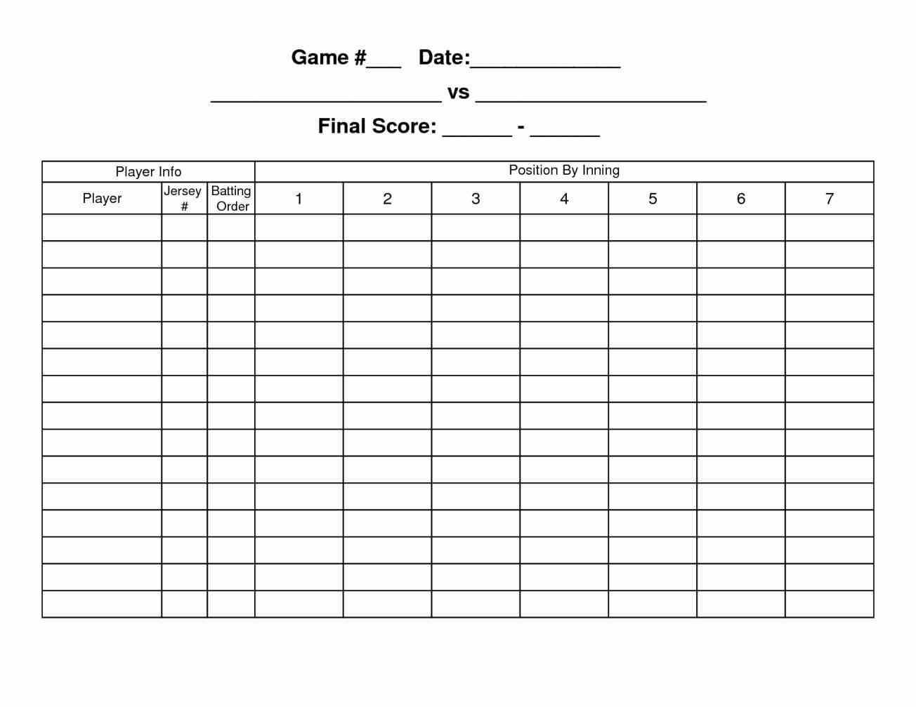 018 Softball Lineup Template Excel Ideas Baseball Roster Intended For Softball Lineup Card Template