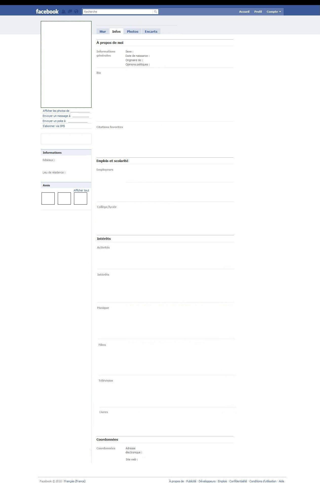 019 Facebook Profile Page Template Blank 115702 Astounding Intended For Html5 Blank Page Template