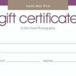 020 Birthday Gift Certificate Template Free Printable With Massage Gift Certificate Template Free Printable