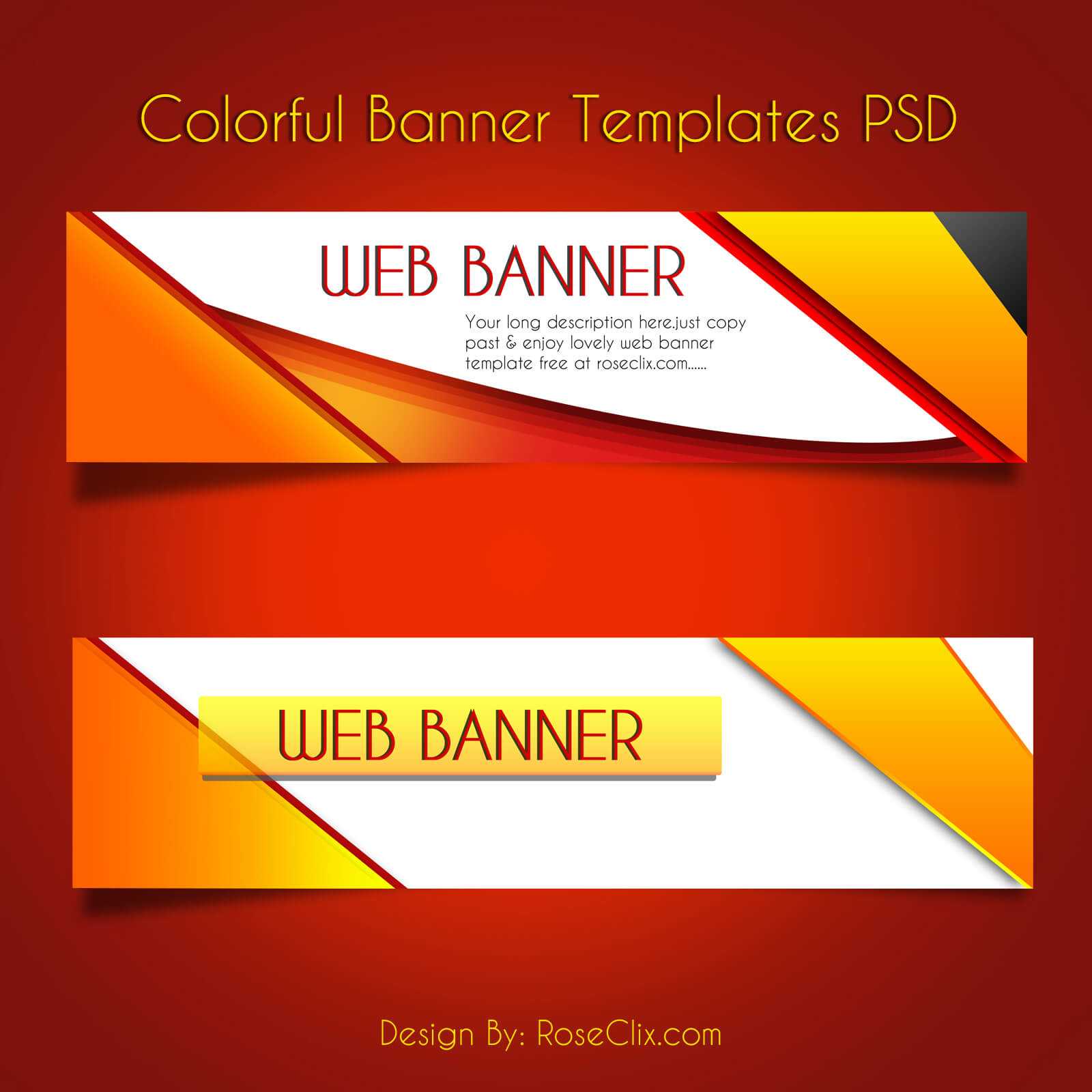 Free Website Banner Templates Download