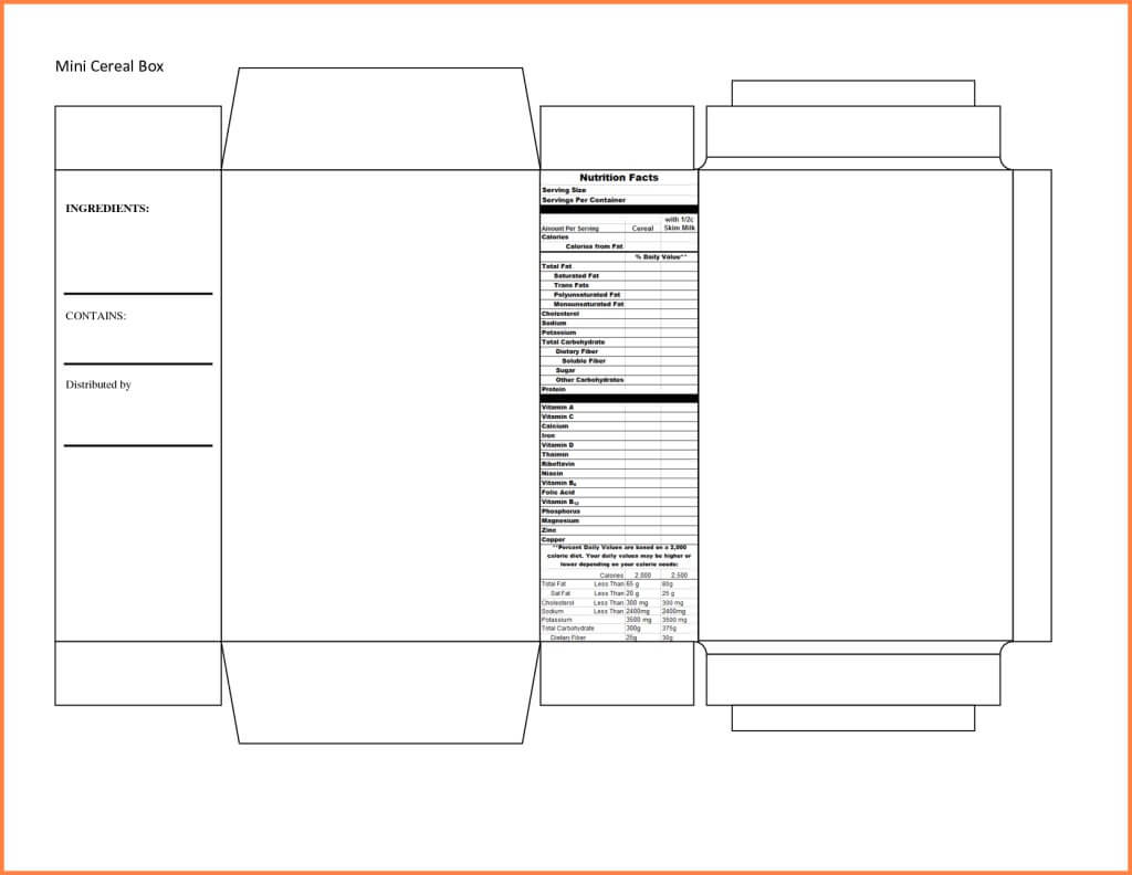 021 Cereal Box Book Report Template Breathtaking Ideas Throughout Cereal Box Book Report Template