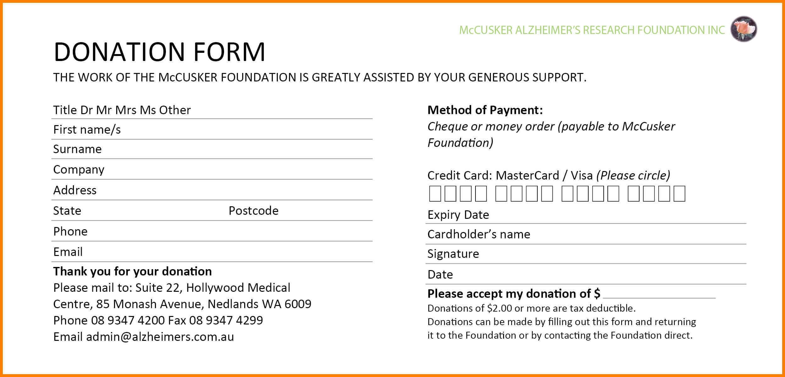 021 Donation Pledge Card Template Free Luxury Google For Church Pledge Card Template