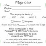 023 Free Pledge Card Template Of Sheets For Fundraising Inside Fundraising Pledge Card Template