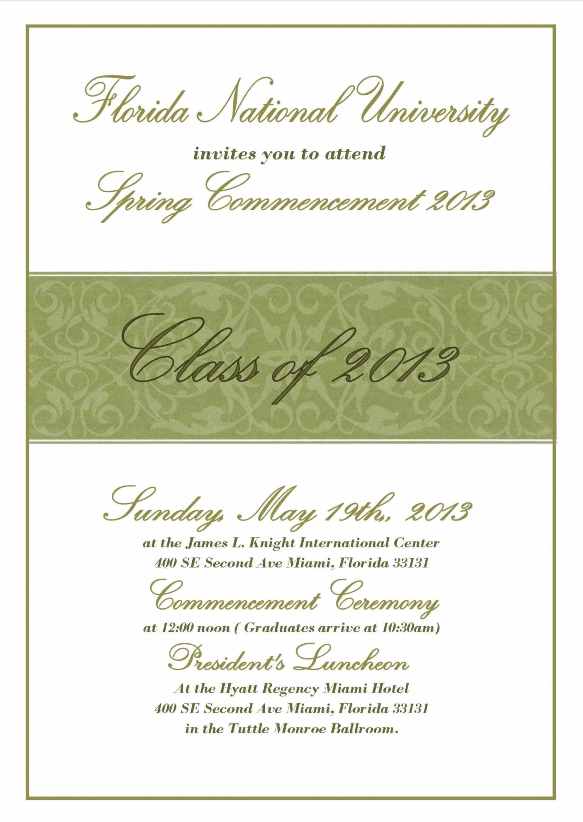 024 Graduation Invitation Templates Microsoft Word Elegant With Graduation Invitation Templates Microsoft Word