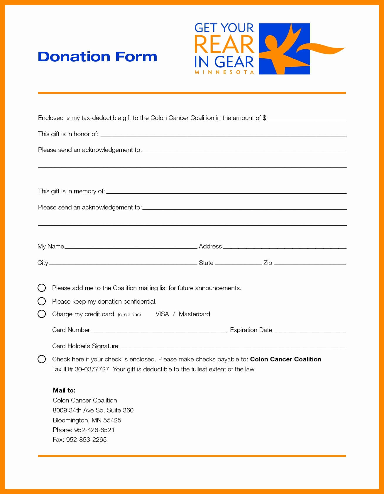 024 Template Ideas Charity Pledge Form Then Card For Church Pertaining To Donation Cards Template
