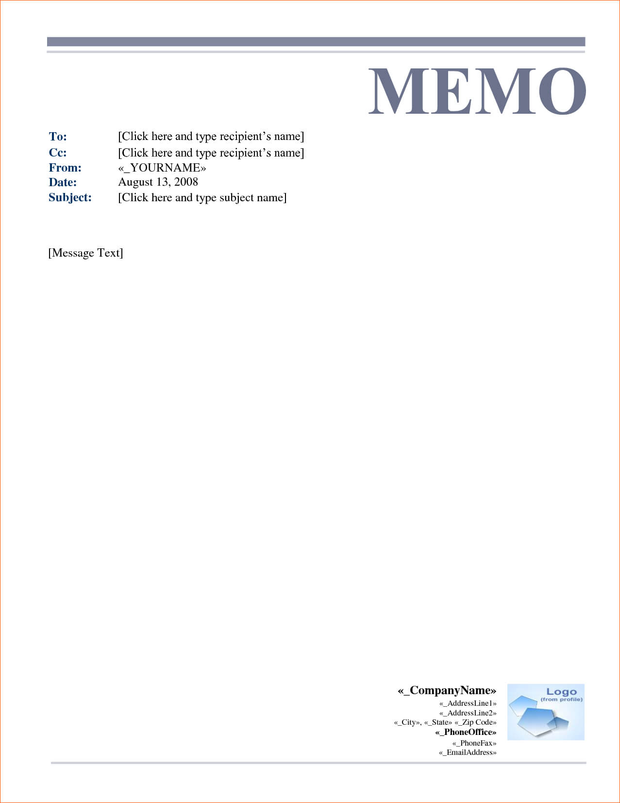 025 Memorandum Templates For Word Template Ideas Free Memo Pertaining To Memo Template Word 2013