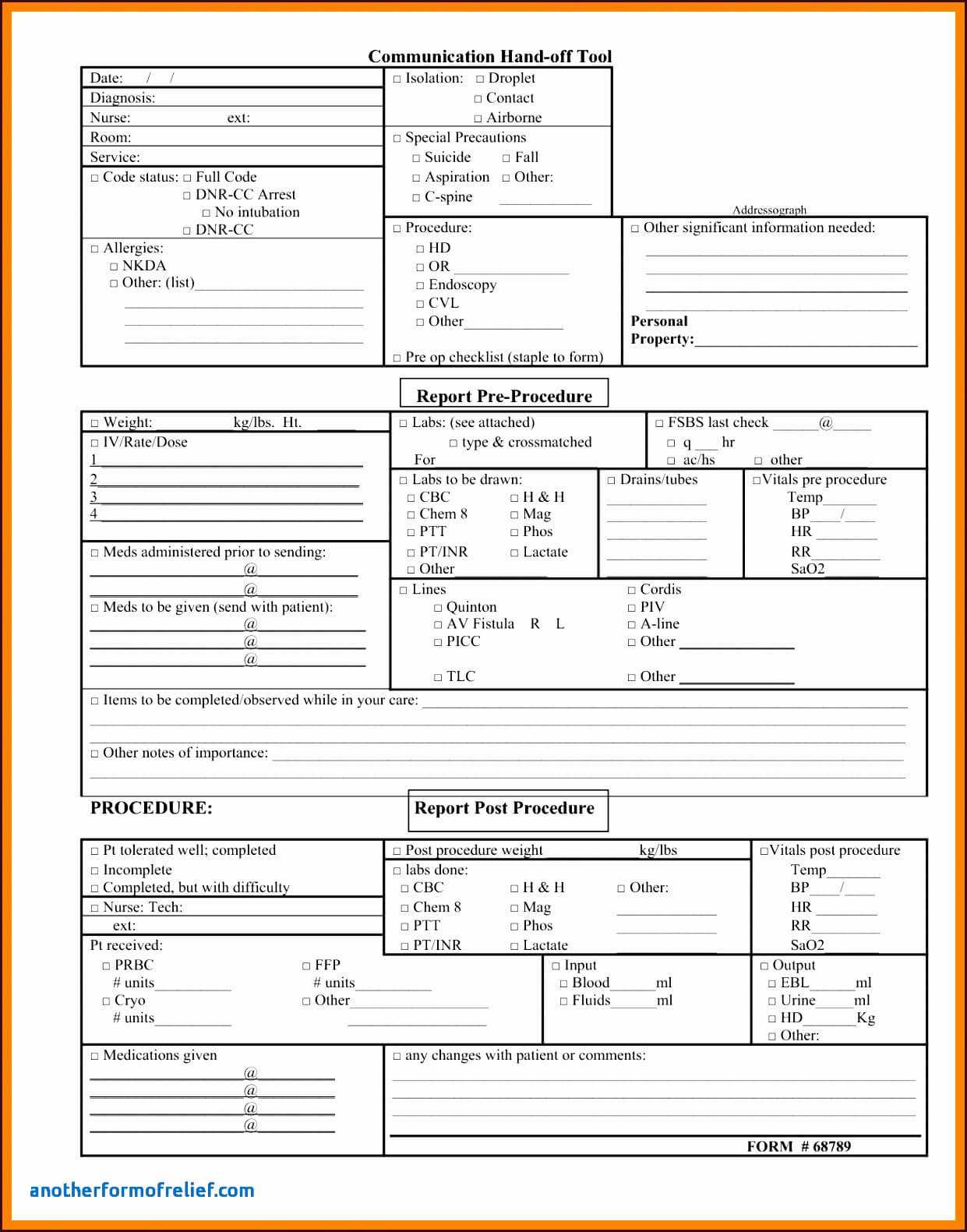 025 Template Ideas Nursing Shift Report Excel Inspirational In Nursing Shift Report Template