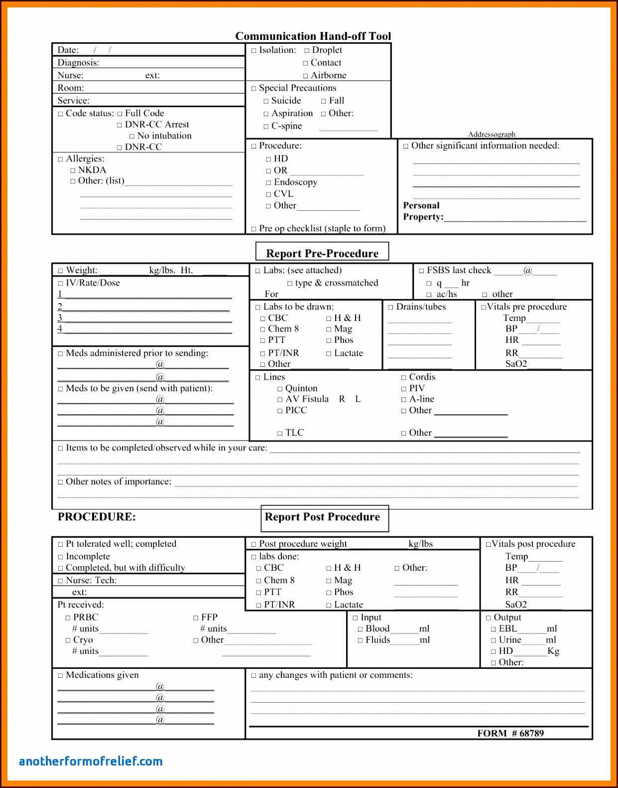 025 Template Ideas Nursing Shift Report Excel Inspirational In Nursing Shift Report Template