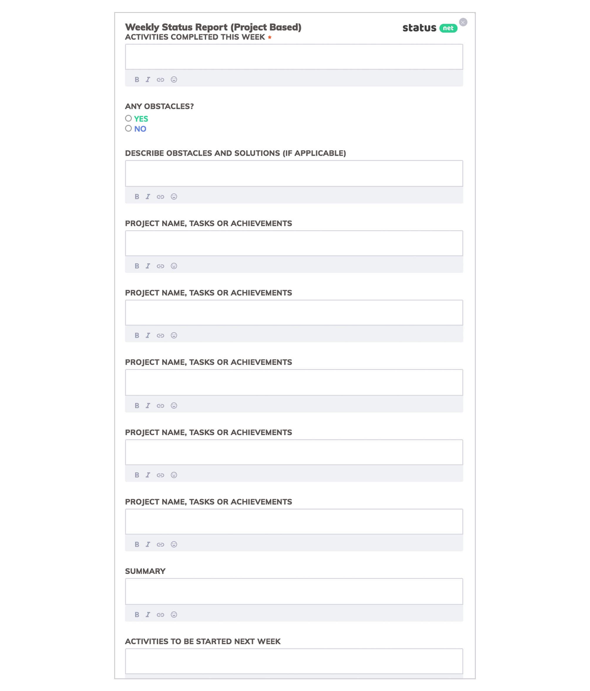 1 Quick To Read Marketing Status Report Template | Free Download Intended For Marketing Weekly Report Template