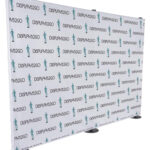 10’ Custom Printed Banner For Trade Show Backdrops, Double Sided Regarding Step And Repeat Banner Template