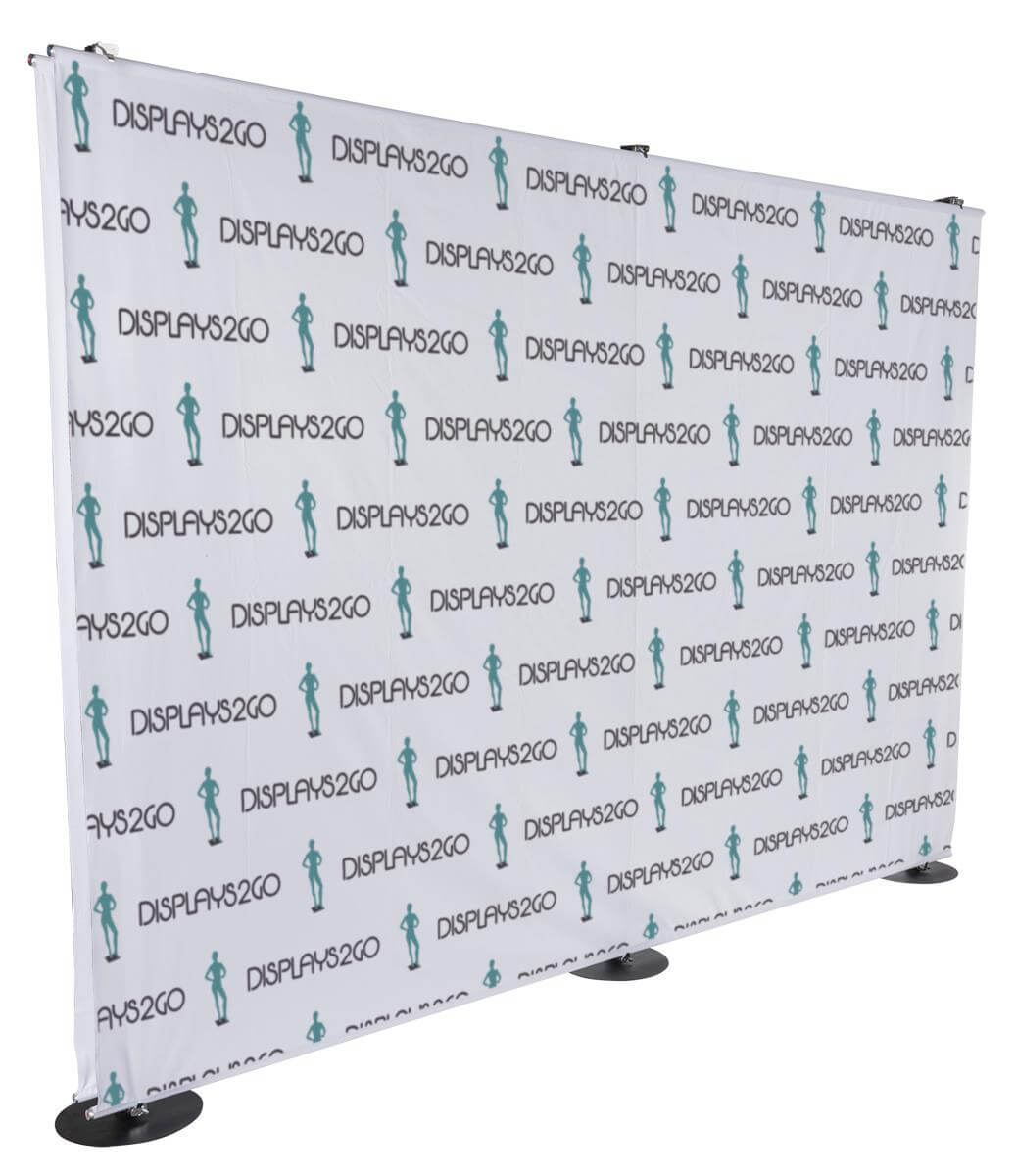10’ Custom Printed Banner For Trade Show Backdrops, Double Sided Regarding Step And Repeat Banner Template