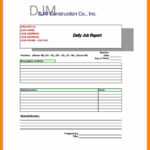 10+ Daily Project Report Format | Lobo Development Throughout Machine Breakdown Report Template