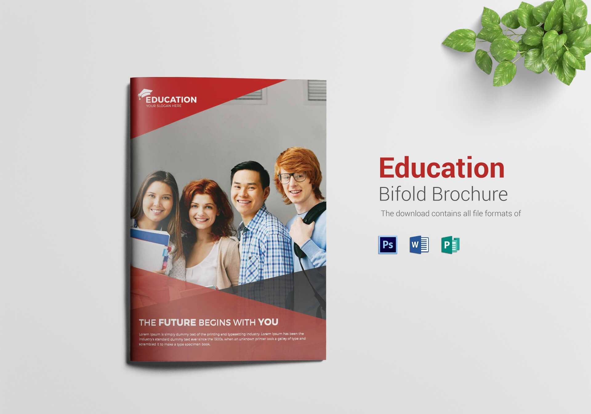 10+ Educational Brochure Design Templates, Examples With Regard To Brochure Design Templates For Education