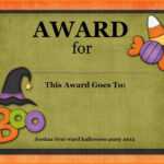 10+ Halloween Award Templates | Plastic Mouldings Intended For Halloween Costume Certificate Template