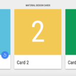 10 Material Design Cards For Web In Css & Html Throughout Queue Cards Template